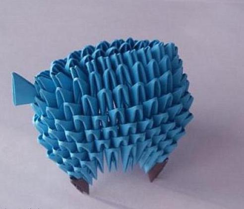 Schematy modułowych kóz i owiec origami dla początkujących