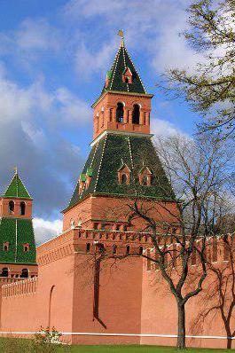 Wieża Taynitskaya Moskiewskiego Kremla: rok wzniesienia i zdjęcia