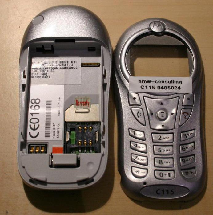 Opis Motorola Motorola C115